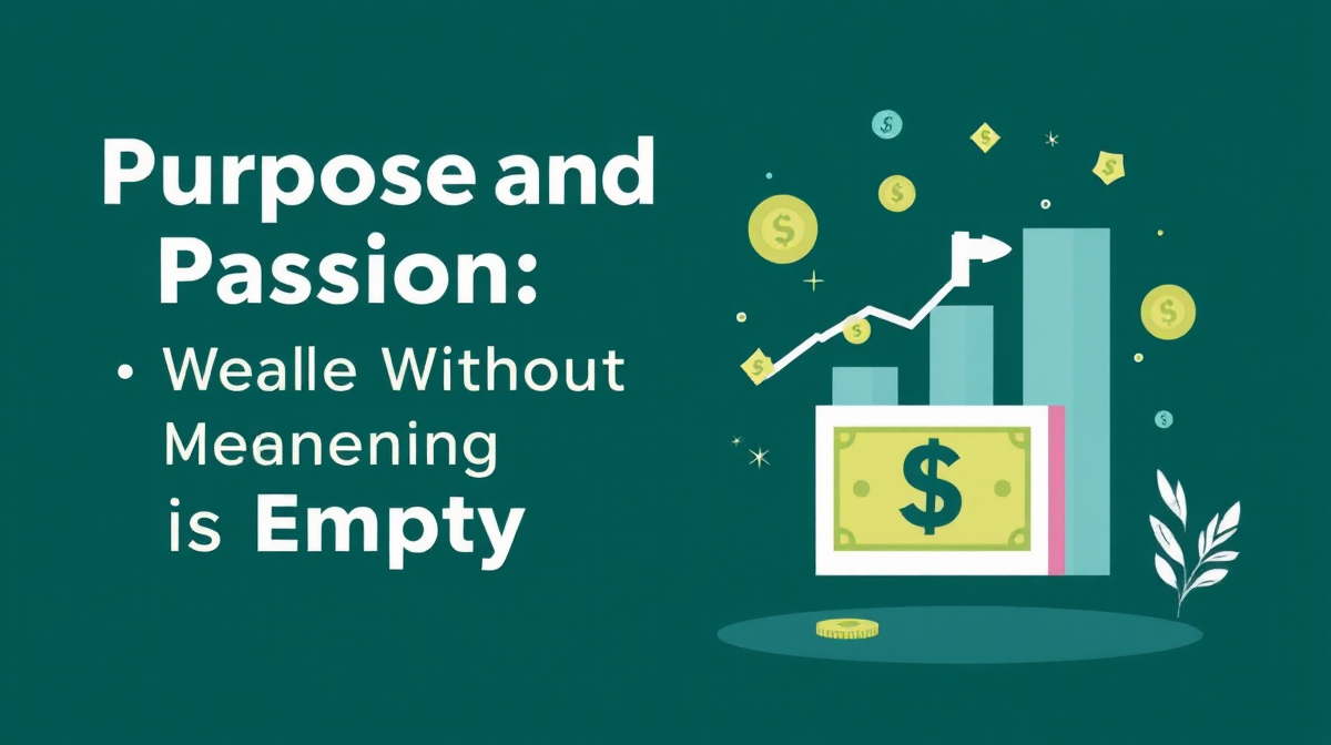 Purpose and Passion: Wealth Without Meaning Is Empty