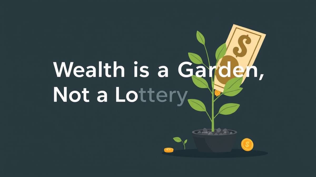 Wealth Is a Garden, Not a Lottery Ticket